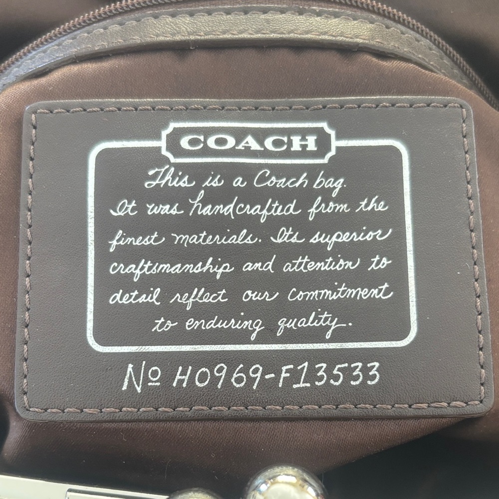 Coach Dark Brown Men's Backpack